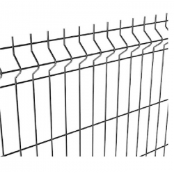 Panel ogrodzeniowy 3D wymiary : 2500x1530 mm drut fi 5 mm | OCYNKOWANY